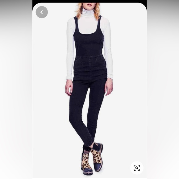 Free People Scarlett denim jumpsuit - Picture 2 of 5